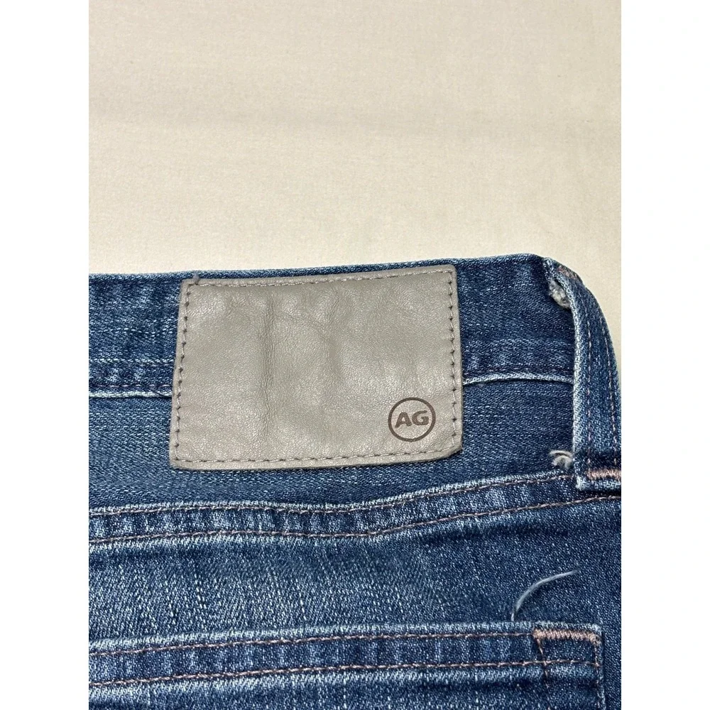 AG Adriano Goldschmied Tellis Modern Slim Japanese Fabric Jeans Mens 38x32‎ Blue